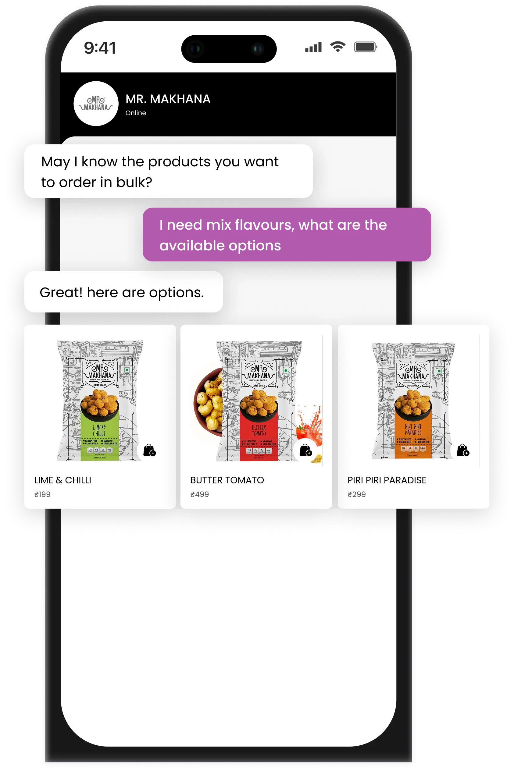 Shopping Assistant Agent UI Preview